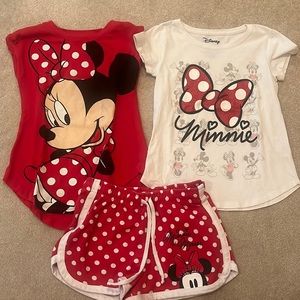 DISNEY - Minnie Mouse shirts & shorts